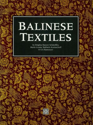 cover image of Balinese Textiles